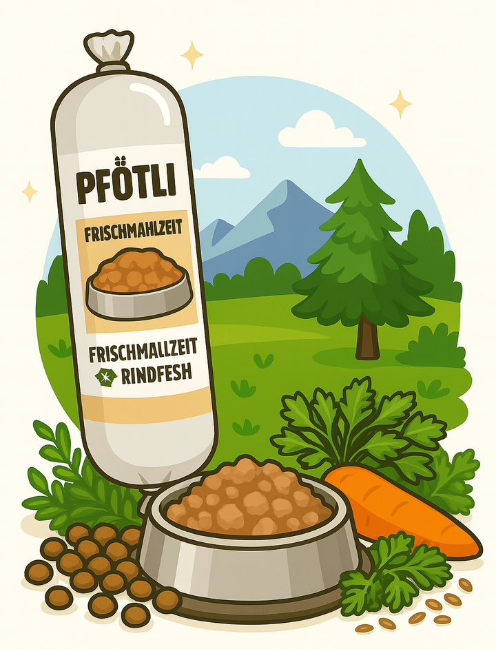 |19,90 CHF| 500 g Trockenfutter und 1 gekochte Mahlzeit à 400 g – abgestimmt auf das Profil Ihres Hundes🐶