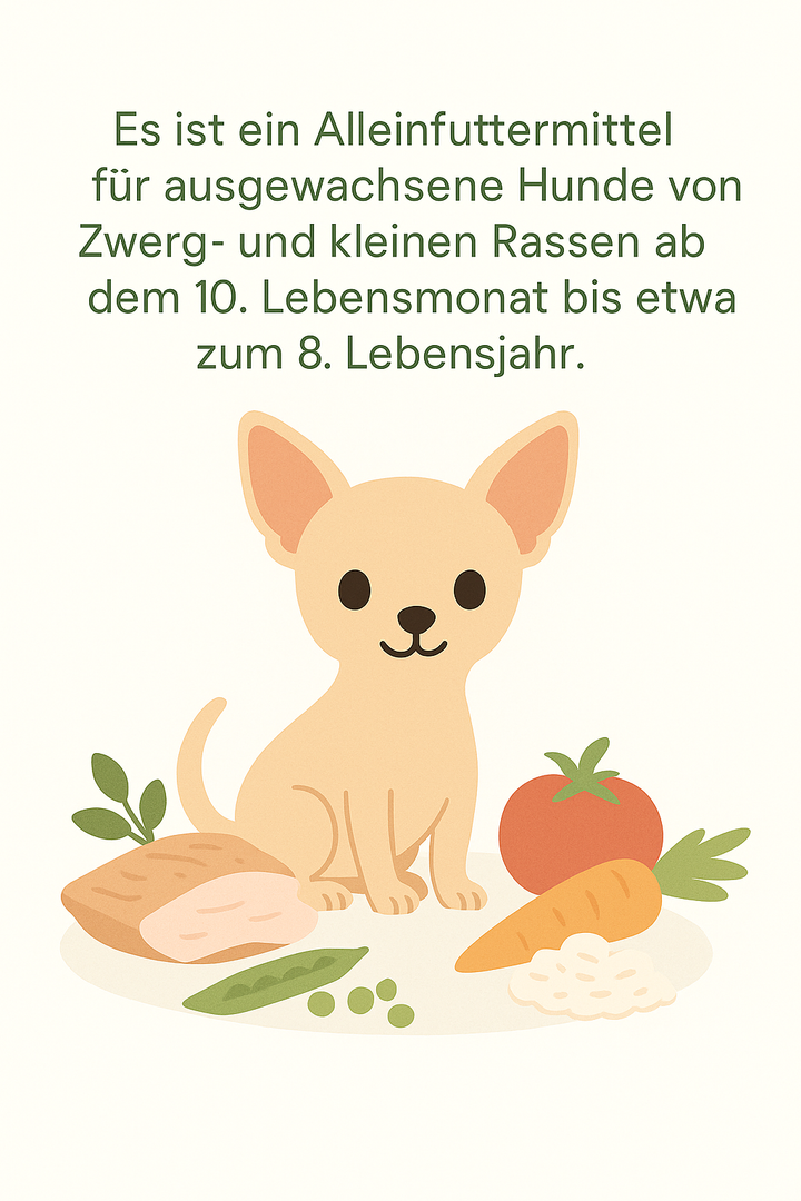🐶 Huhn-Trockenfutter für ausgewachsene Hunde kleiner und sehr kleiner Rassen (unter 7 kg)