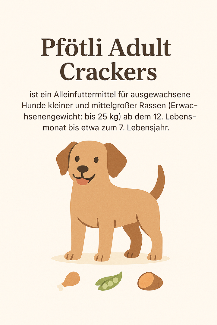 🐶 Huhn-Trockenfutter für ausgewachsene Hunde kleiner und mittlerer Rassen