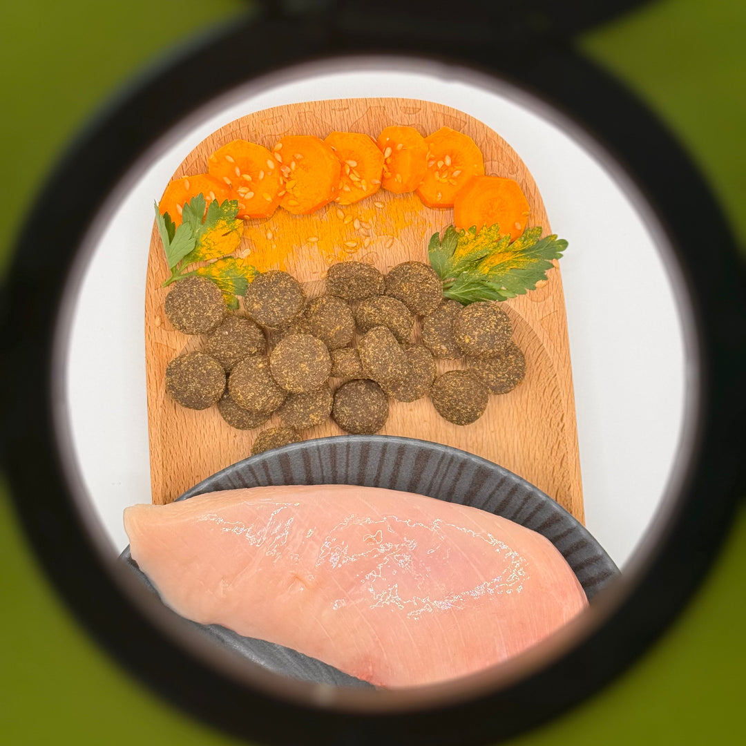 🐶 Huhn-Trockenfutter für ausgewachsene Hunde großer Rassen (über 25 kg)