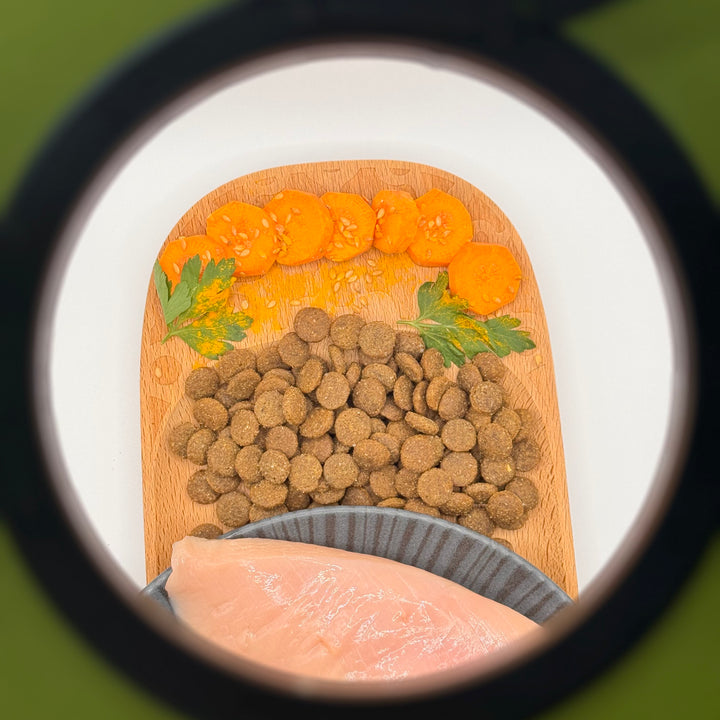 🐶 Huhn-Trockenfutter Junior für kleine und mittelgroße Hunderassen (Welpen)