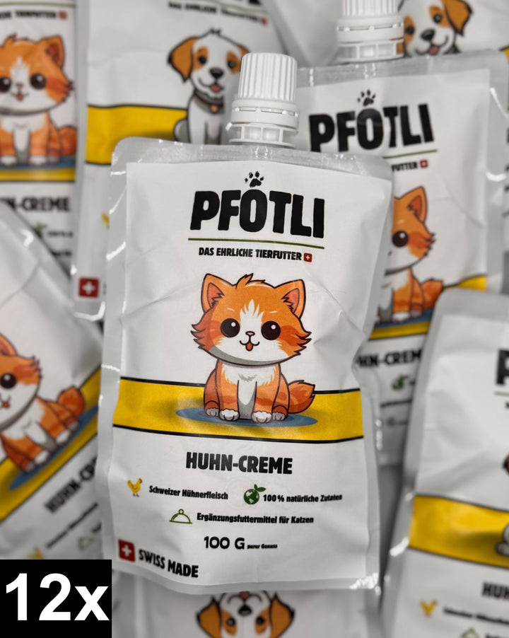 🐱🐶 Schweizer Creme-Snacks für Hunde und Katzen (100 g)